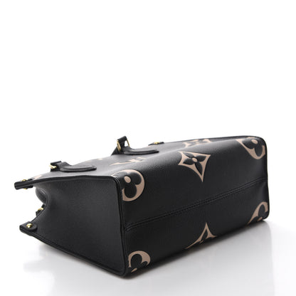 Louis Vuitton Empreinte Monogram Giant Onthego PM Black Beige 4 of 10