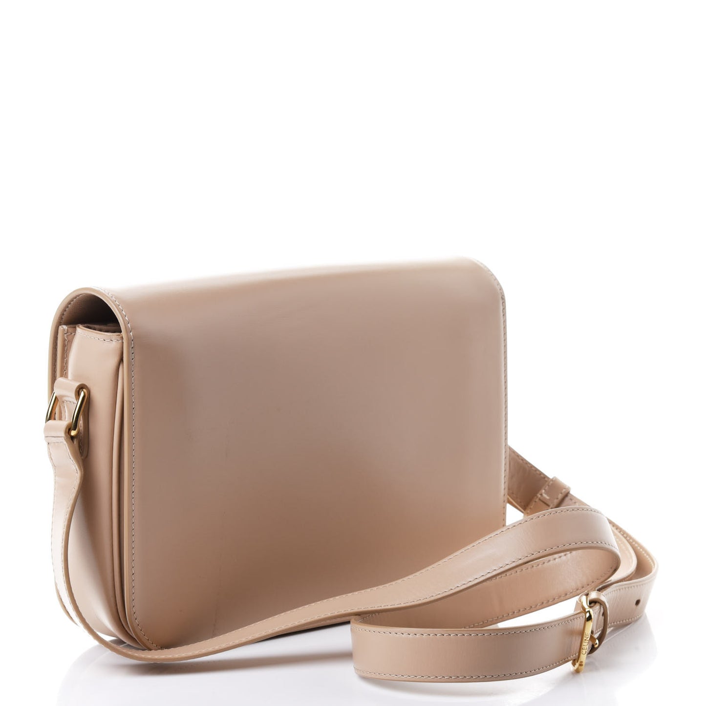 Shiny Calfskin Medium Triomphe Nude