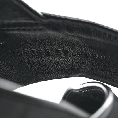 Gucci Monogram Granada Kid Trip 40/72mm Lug Sole Sandals 39 Black 8 of 9