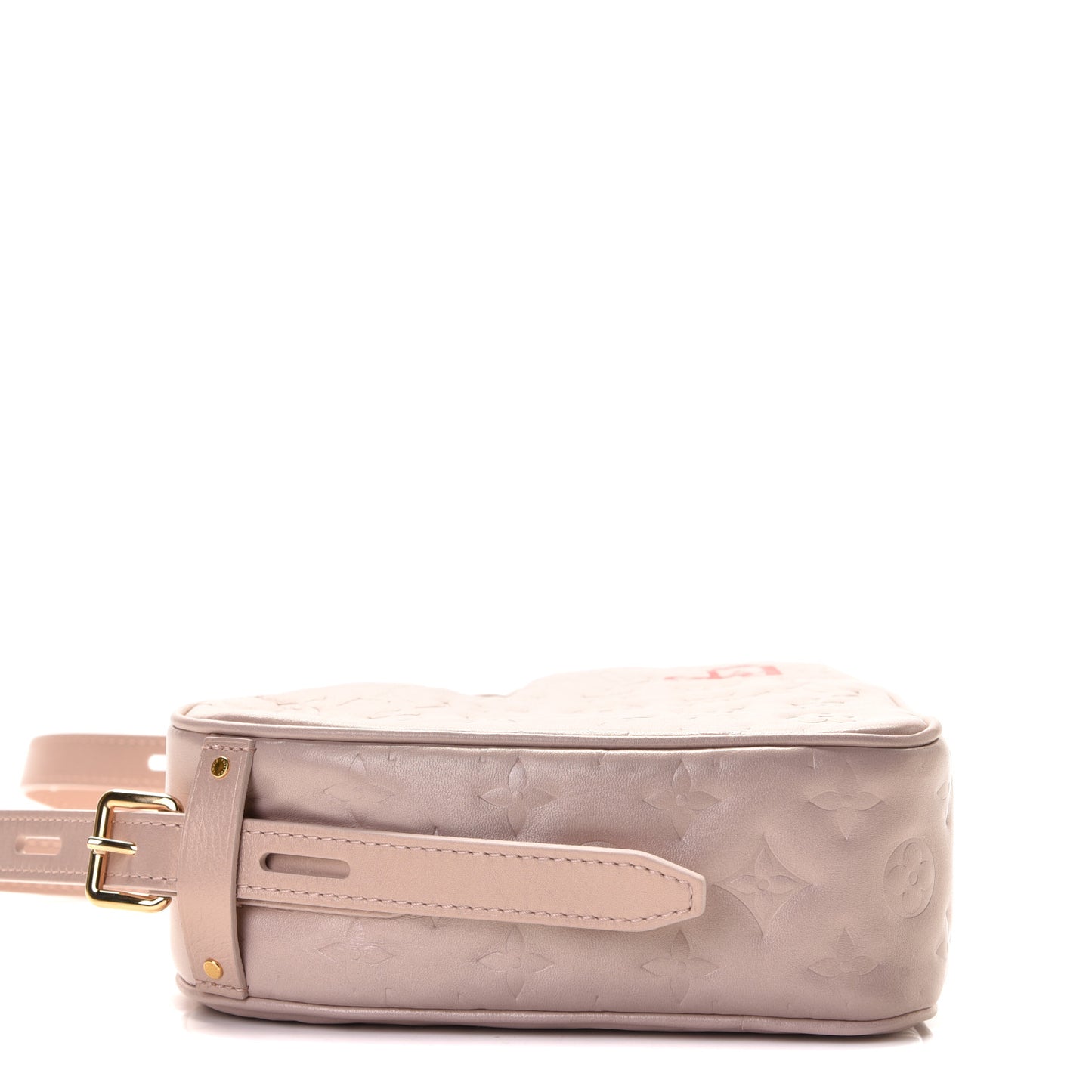 Lambskin Embossed Monogram Fall In Love Sac Coeur Light Pink