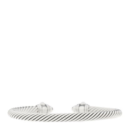 David Yurman Sterling Silver 5mm Cable Renaissance Bracelet 2 of 3
