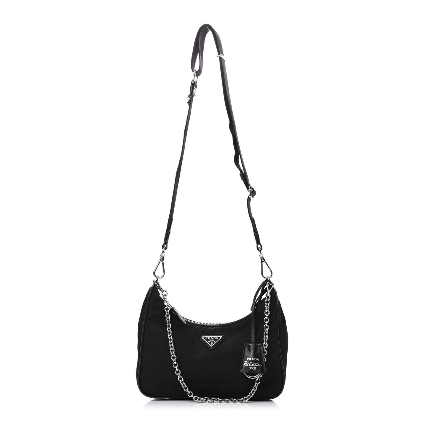 Nylon Re-Edition 2005 Shoulder Bag Black