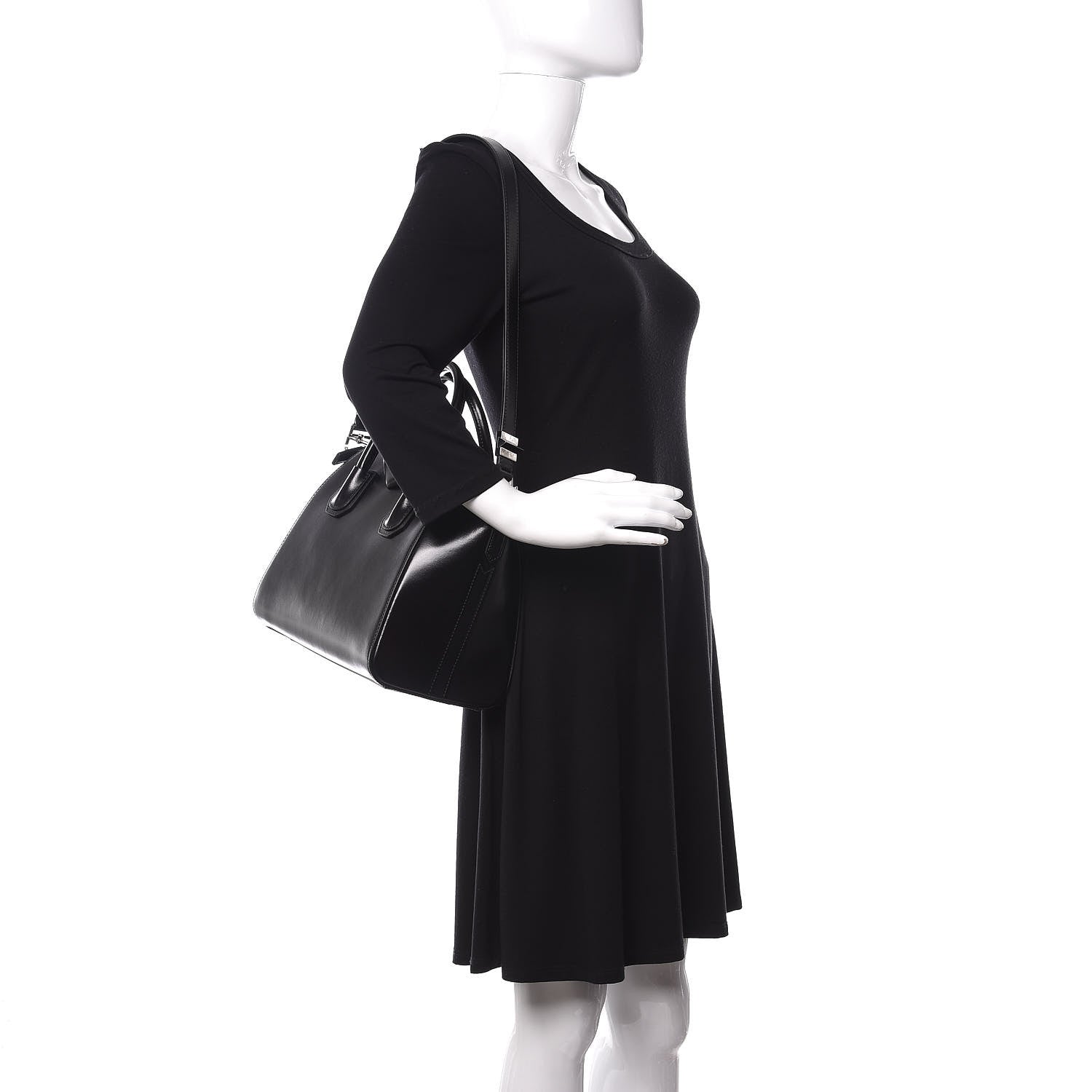 Givenchy Shiny Lord Calfskin Small Antigona Black 2 of 10