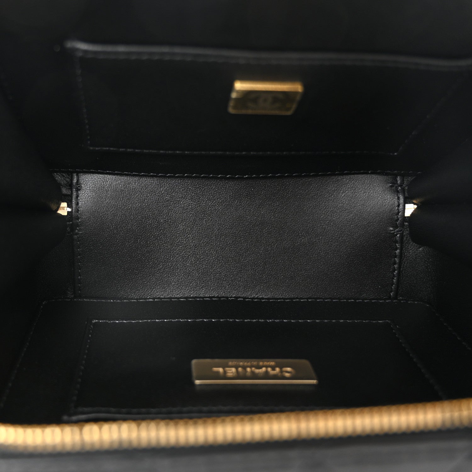 Chanel Lambskin Quilted Coco Click Bag Black 5 of 10