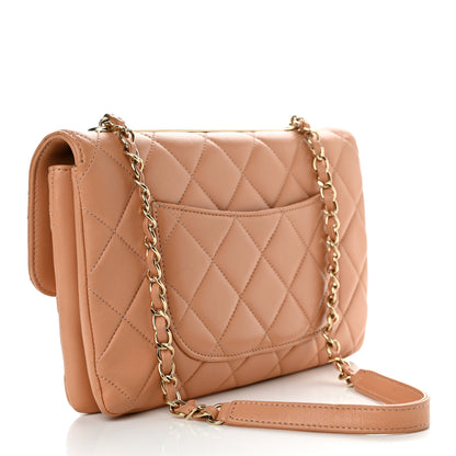 Chanel Lambskin Quilted Medium Trendy CC Flap Beige 3 of 17