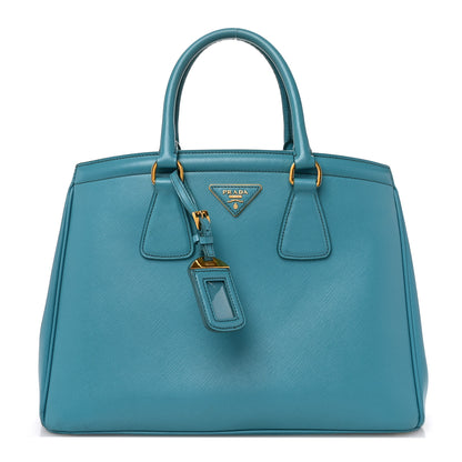 Prada Saffiano Lux Parabole Tote Turchese 1 of 13
