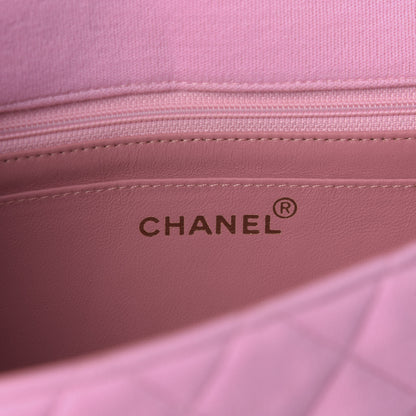 Chanel Jersey Quilted Medium Single Flap Pink 8 of 9