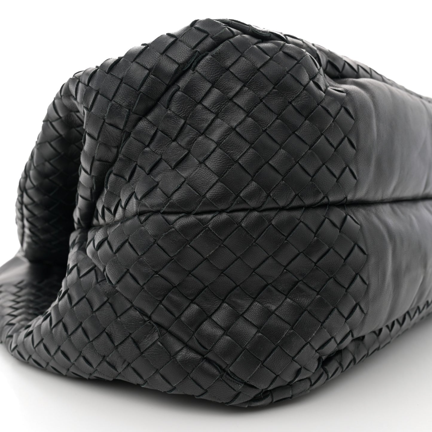 Nappa Intrecciato Large Campana Black
