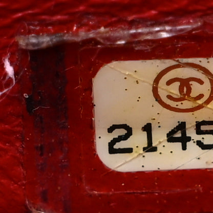 Chanel Caviar Quilted Mini Square Flap Red 7 of 14
