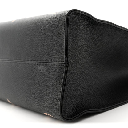 Louis Vuitton Empreinte Monogram Giant Onthego MM Black Beige 10 of 12