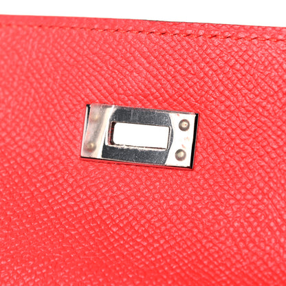 Hermes Epsom Kelly Sellier 25 Rouge Tomate 10 of 14