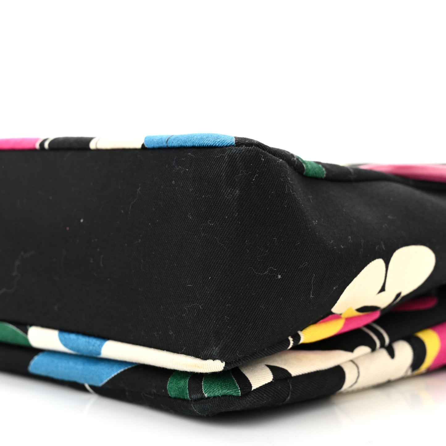 Canvas Chocolate Bar Quilted Flap Multicolor