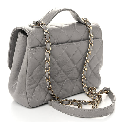 Chanel Caviar Quilted Medium Business Affinity Flap Grey 3 of 10