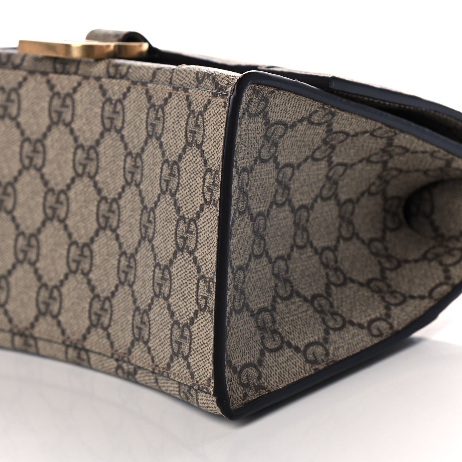Balenciaga X GUCCI GG Supreme Monogram Small Hourglass Top Handle Bag Beige Ebony 11 of 12