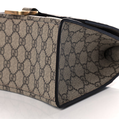 Balenciaga X GUCCI GG Supreme Monogram Small Hourglass Top Handle Bag Beige Ebony 11 of 12
