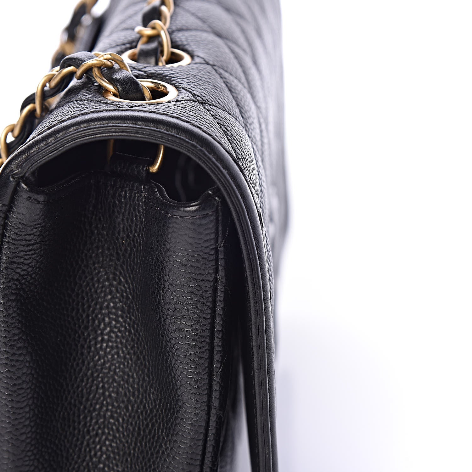 Chanel Caviar Quilted Medium CC Filigree Flap Black 14 of 15