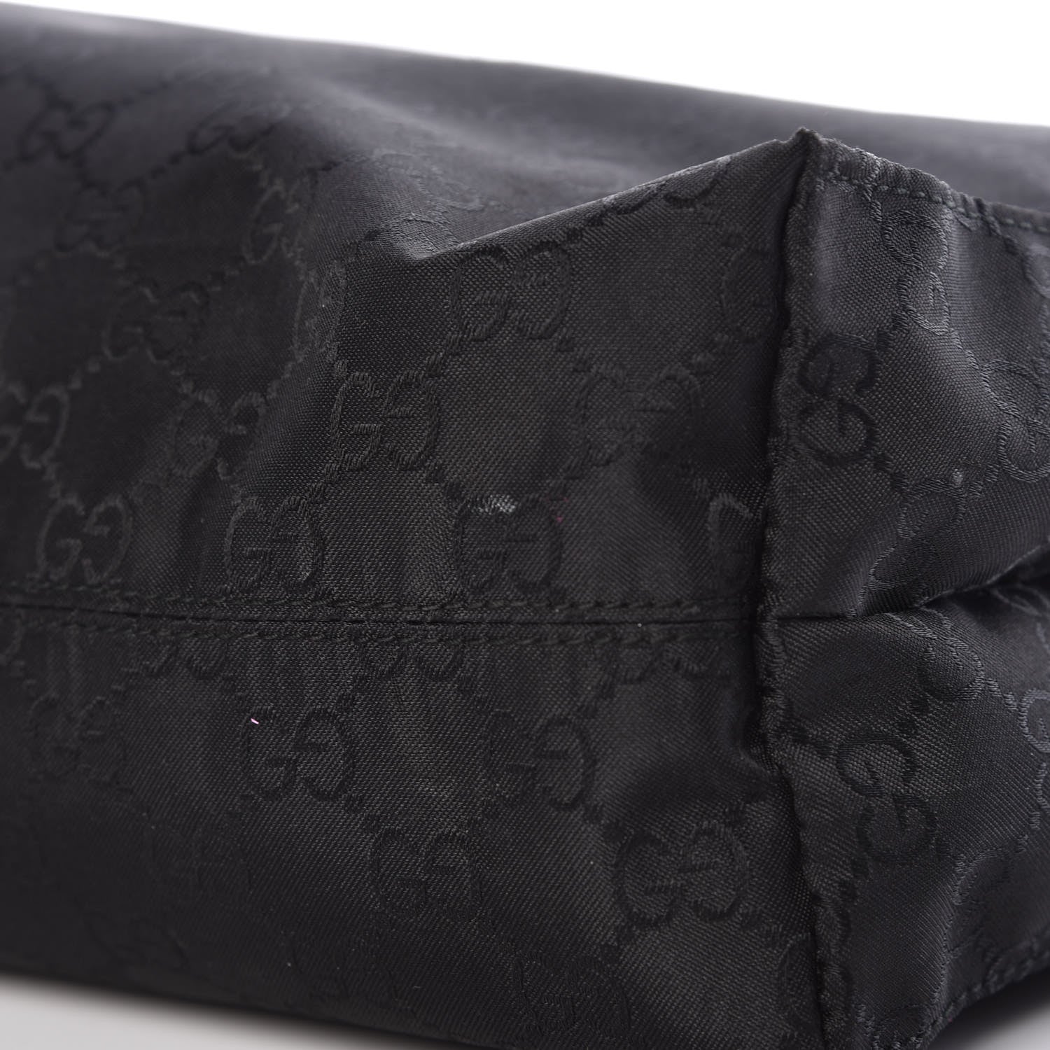 Gucci Nylon Monogram Tote Black 14 of 16