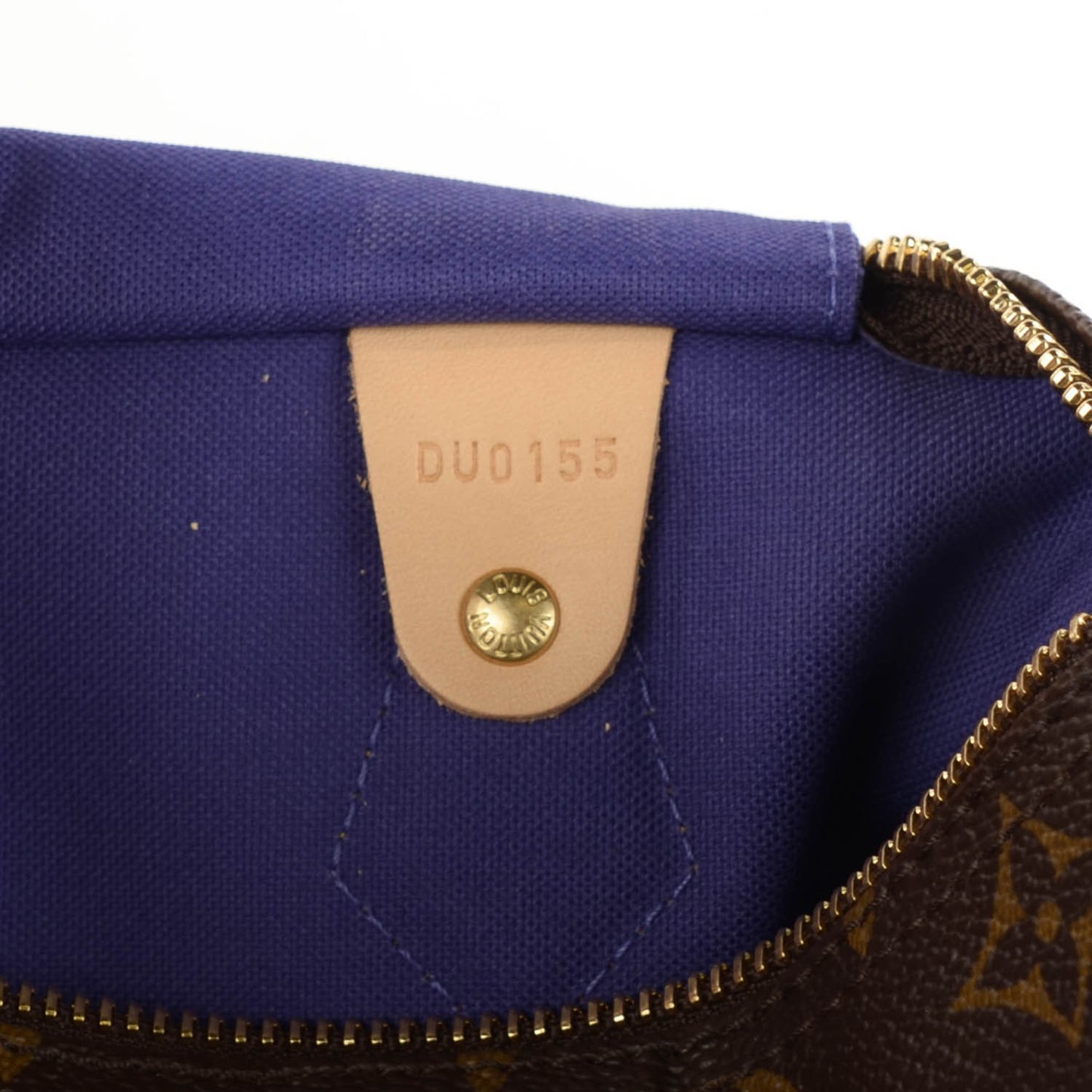Monogram My LV Heritage Speedy 30 Violet Blue Marine