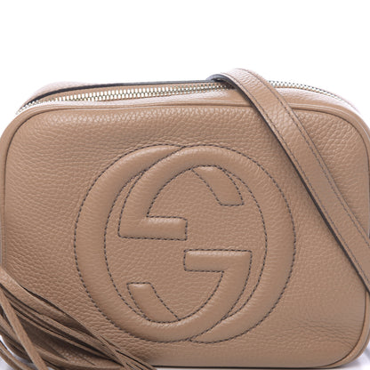 Gucci Pebbled Calfskin Small Soho Disco Bag Rose Beige 10 of 10
