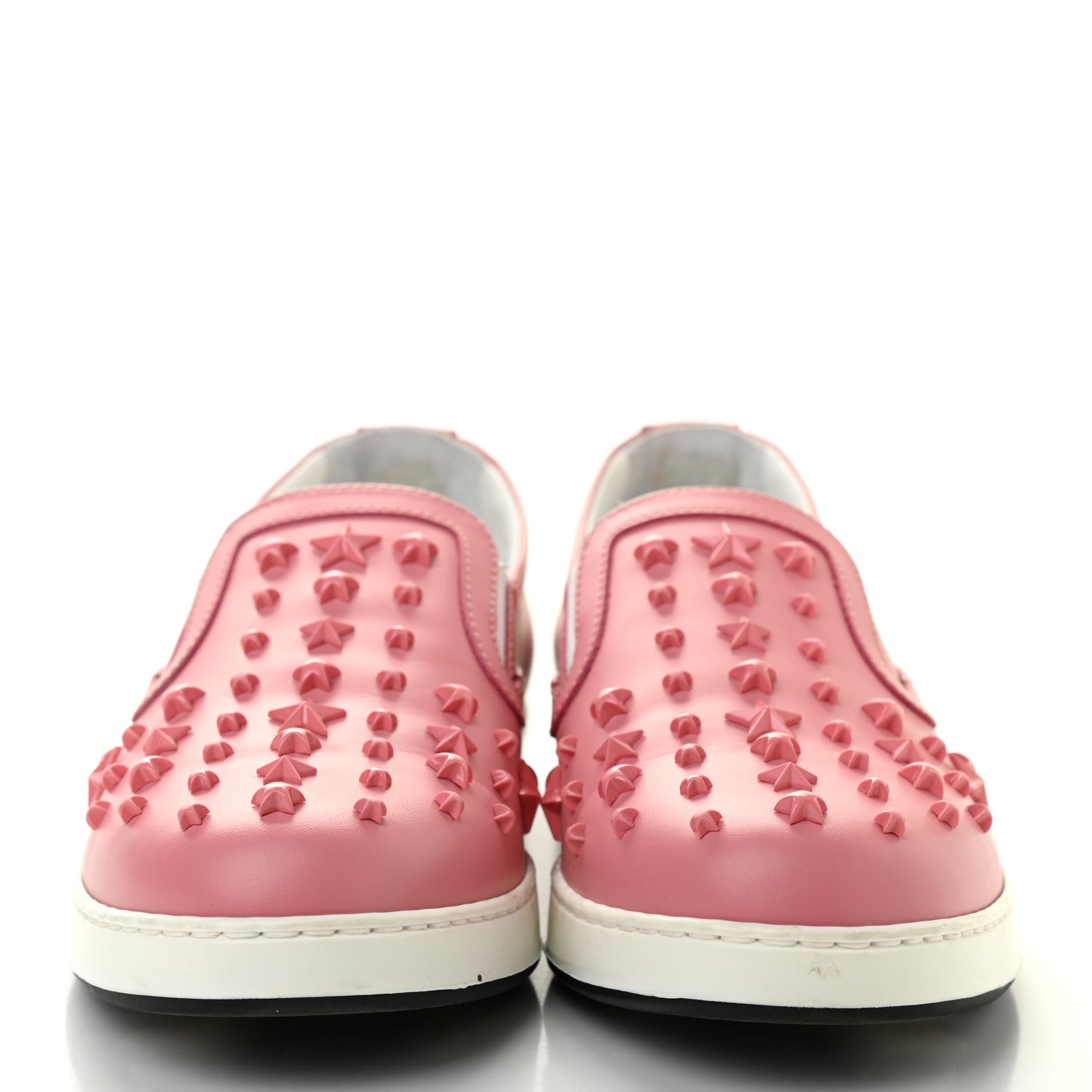 Jimmy Choo Calfskin Grove Sneakers 37.5 Pink 2 of 18