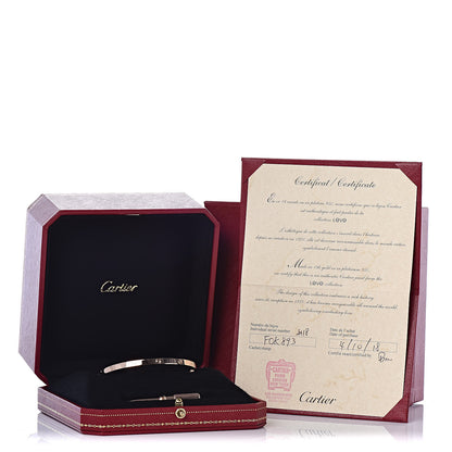 Cartier 18K Pink Gold Small LOVE Bracelet 18 6 of 6