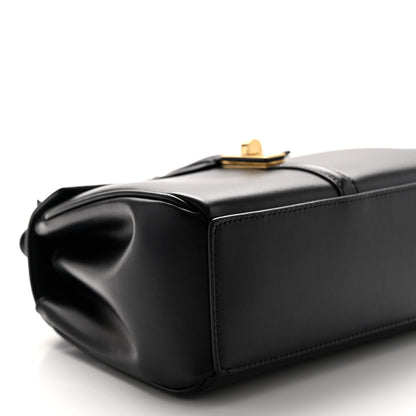 Celine Satinated Calfskin Mini 16 Top Handle Bag Black 8 of 10