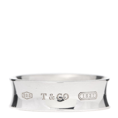 Tiffany Sterling Silver 1837 Band Ring 62 10 1 of 4