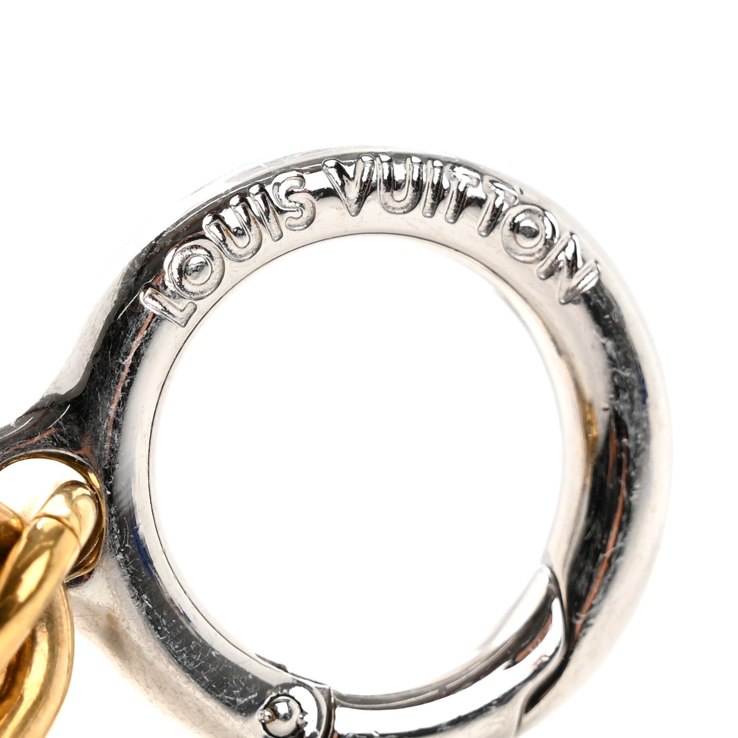 Louis Vuitton Metal Chain Belt and Bag Charm 3 of 4