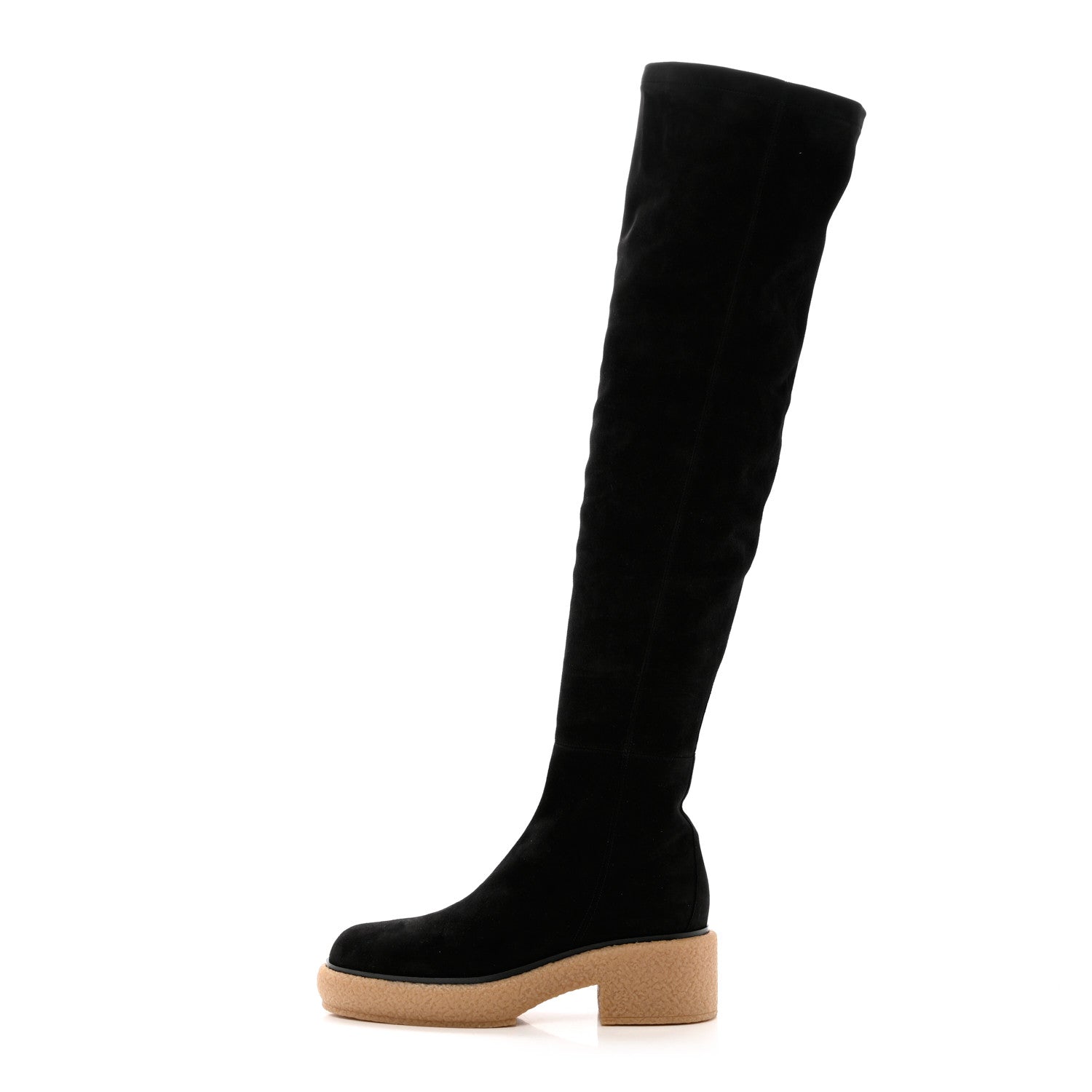 Hermes Velvet Goatskin Fallon 30 Boots 41 Black 1 of 9