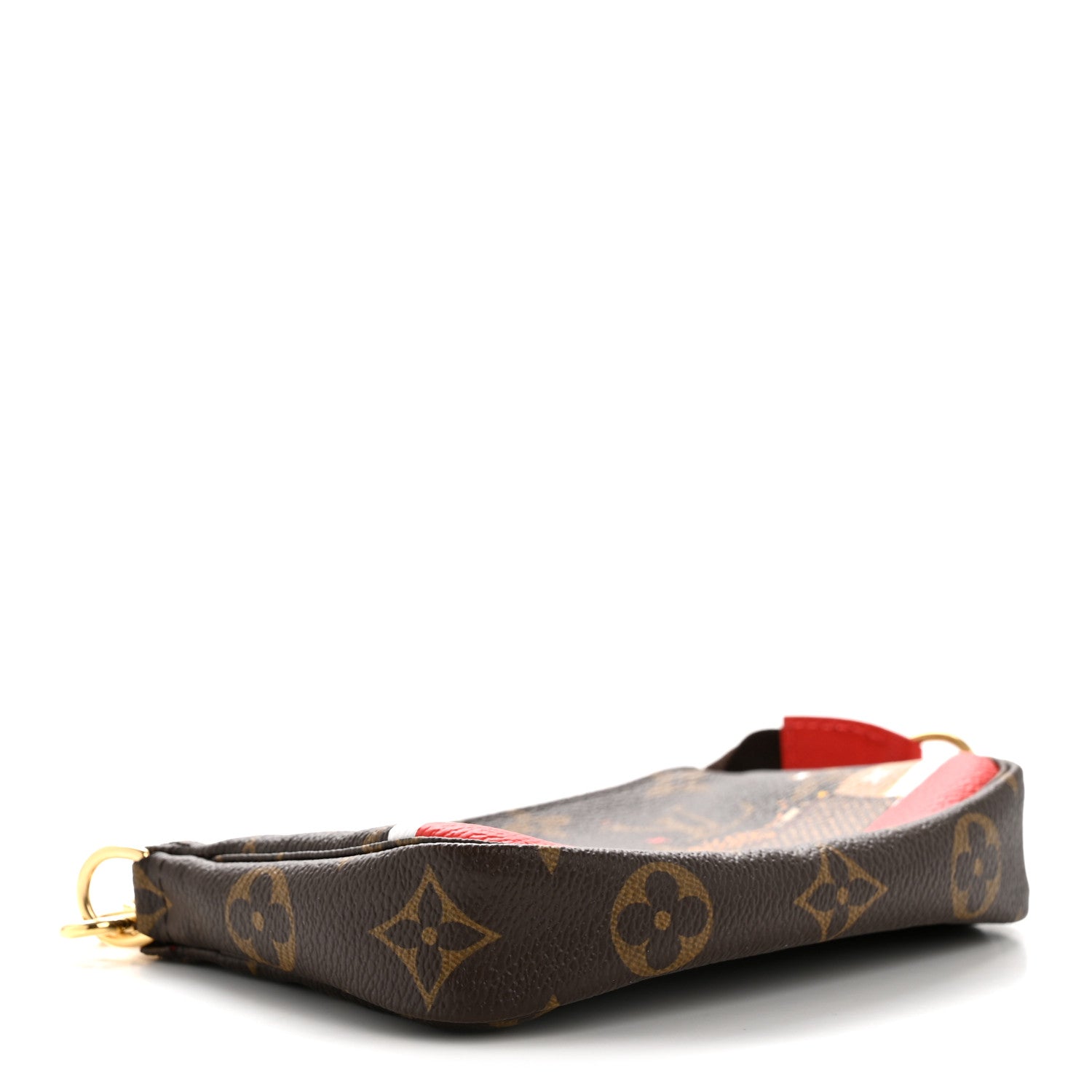 Louis Vuitton Monogram 2018 Christmas Animation Mini Cats Pochette Accessories 4 of 7