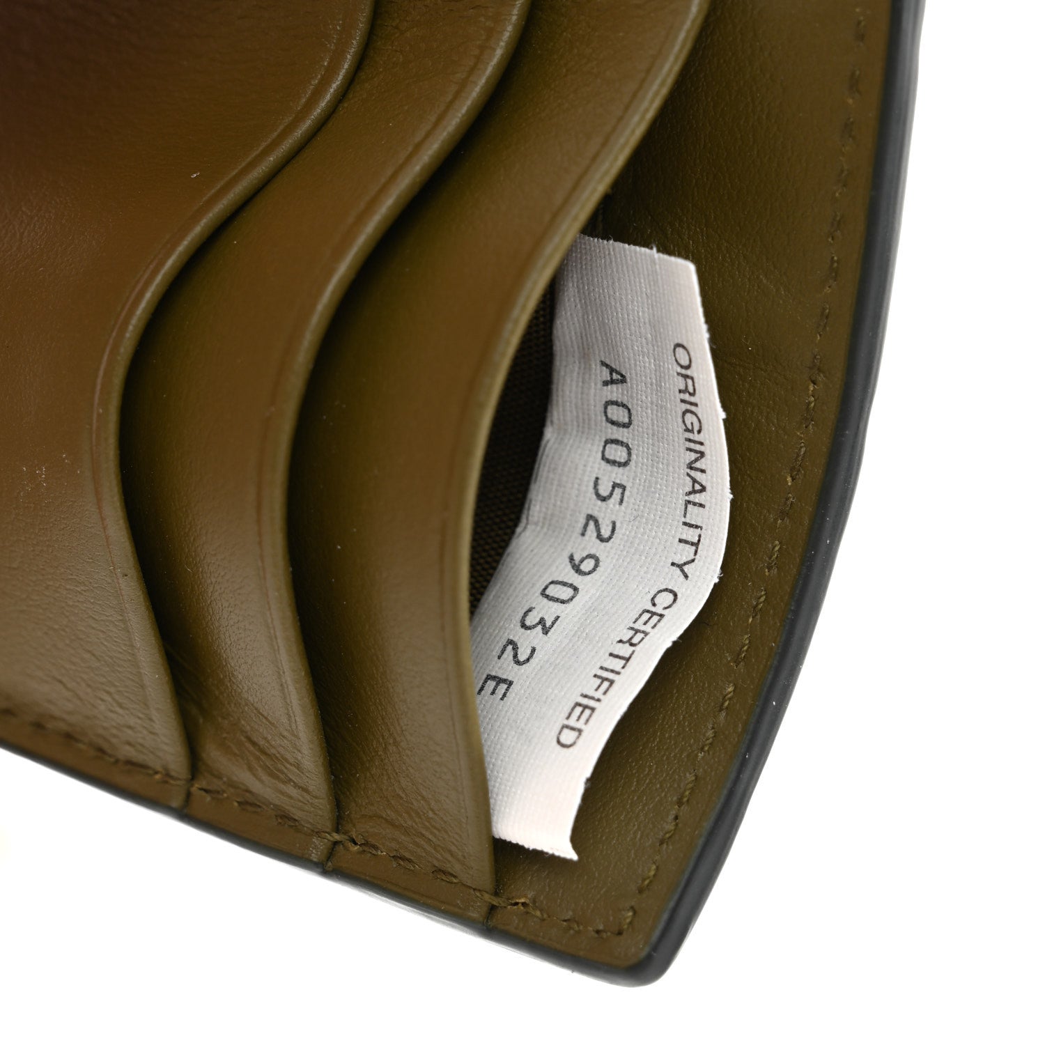 Bottega Veneta Nappa Maxi Intrecciato Bi-Fold Card Holder Kaki Olive Oil 7 of 8