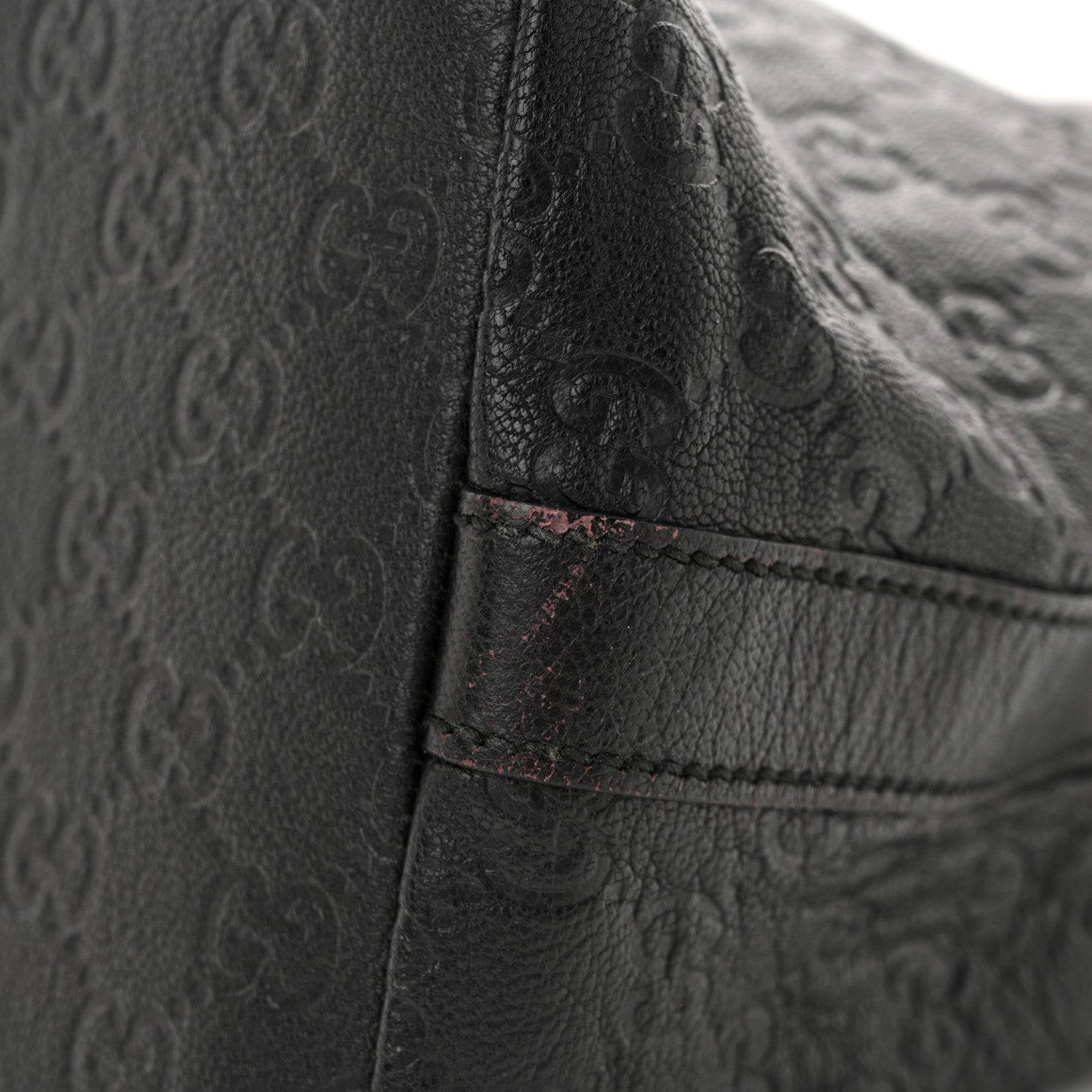 Gucci Guccissima Large Hobo Black 14 of 15