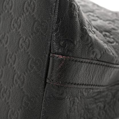 Gucci Guccissima Large Hobo Black 14 of 15
