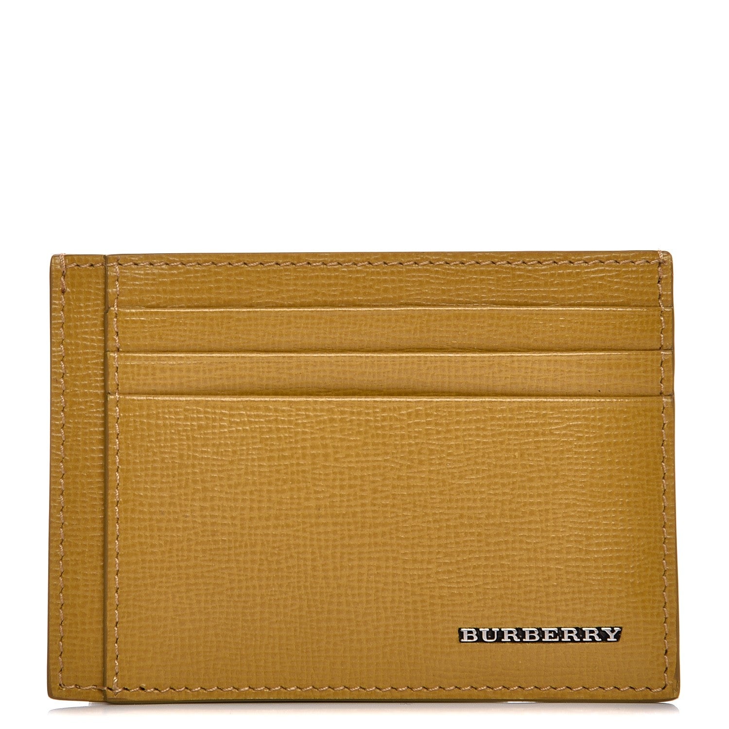 Burberry London Grainy Calfskin Bernie Credit Card Case Yellow 1 of 6