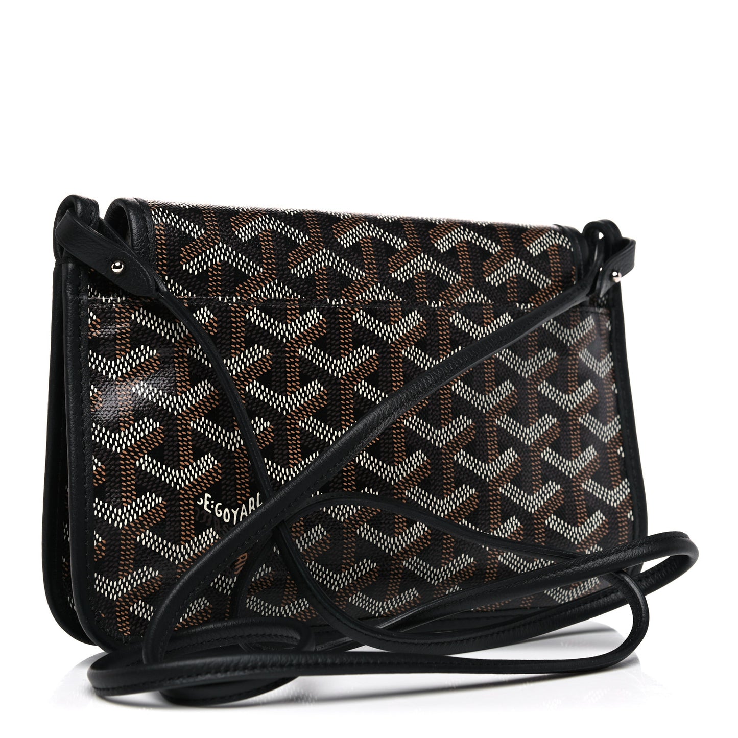 Goyardine Plumet Wallet Clutch Black