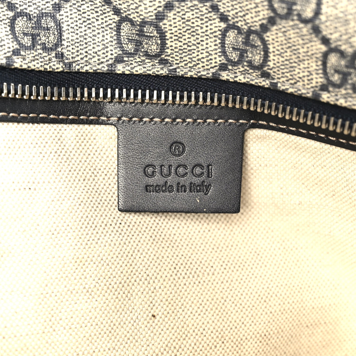 Gucci GG Supreme Monogram Small Joy Tote Navy 6 of 10