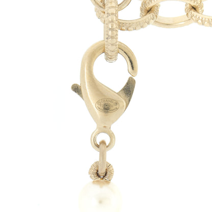 Chanel Pearl CC 100th Anniversary Necklace Light Gold 6 of 7