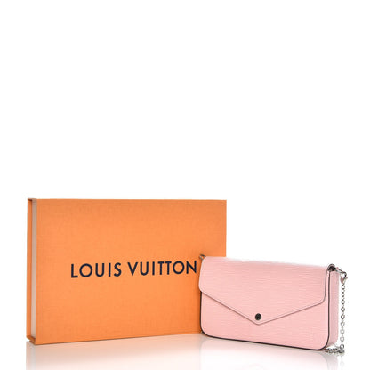 Louis Vuitton Epi Pochette Felicie Rose Ballerine 10 of 10