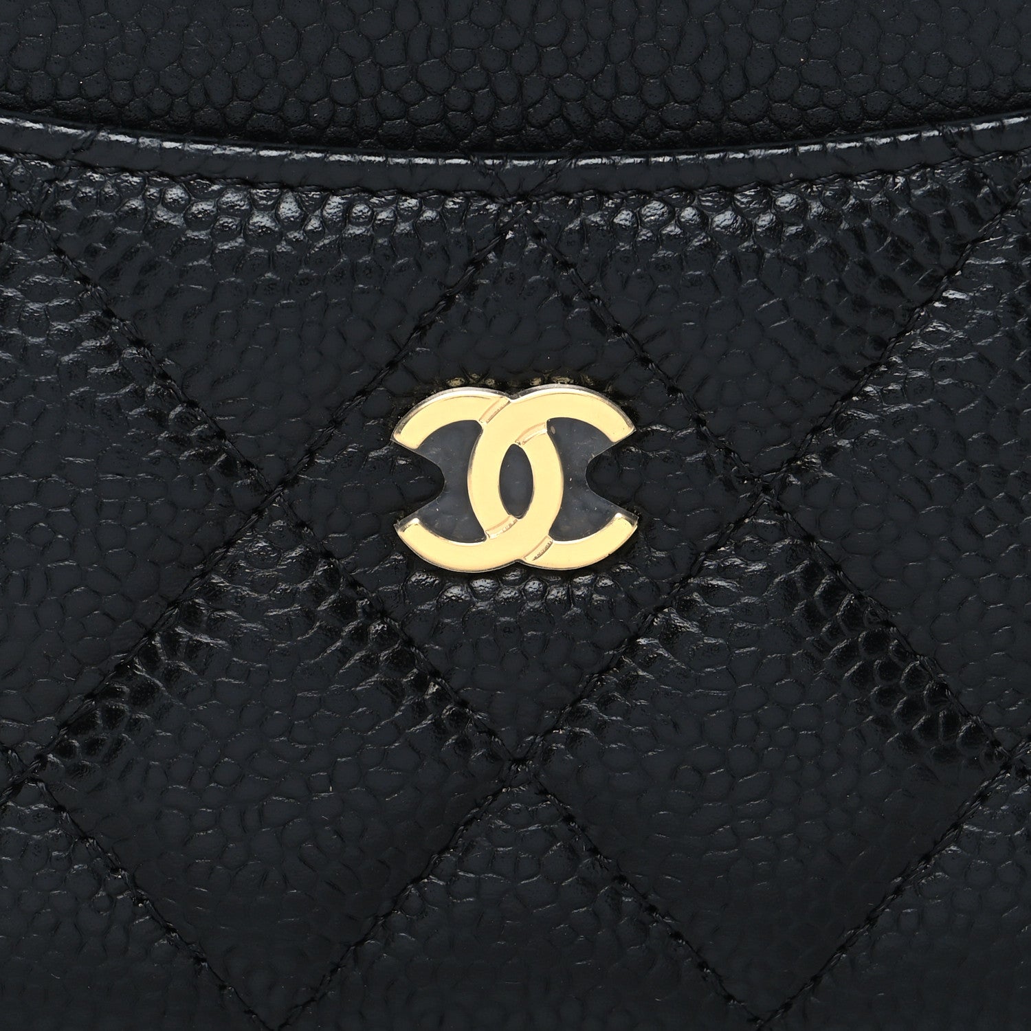 Chanel Caviar Quilted Card Holder Black 9 of 10