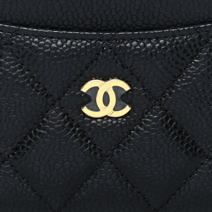 Chanel Caviar Quilted Card Holder Black 9 of 10