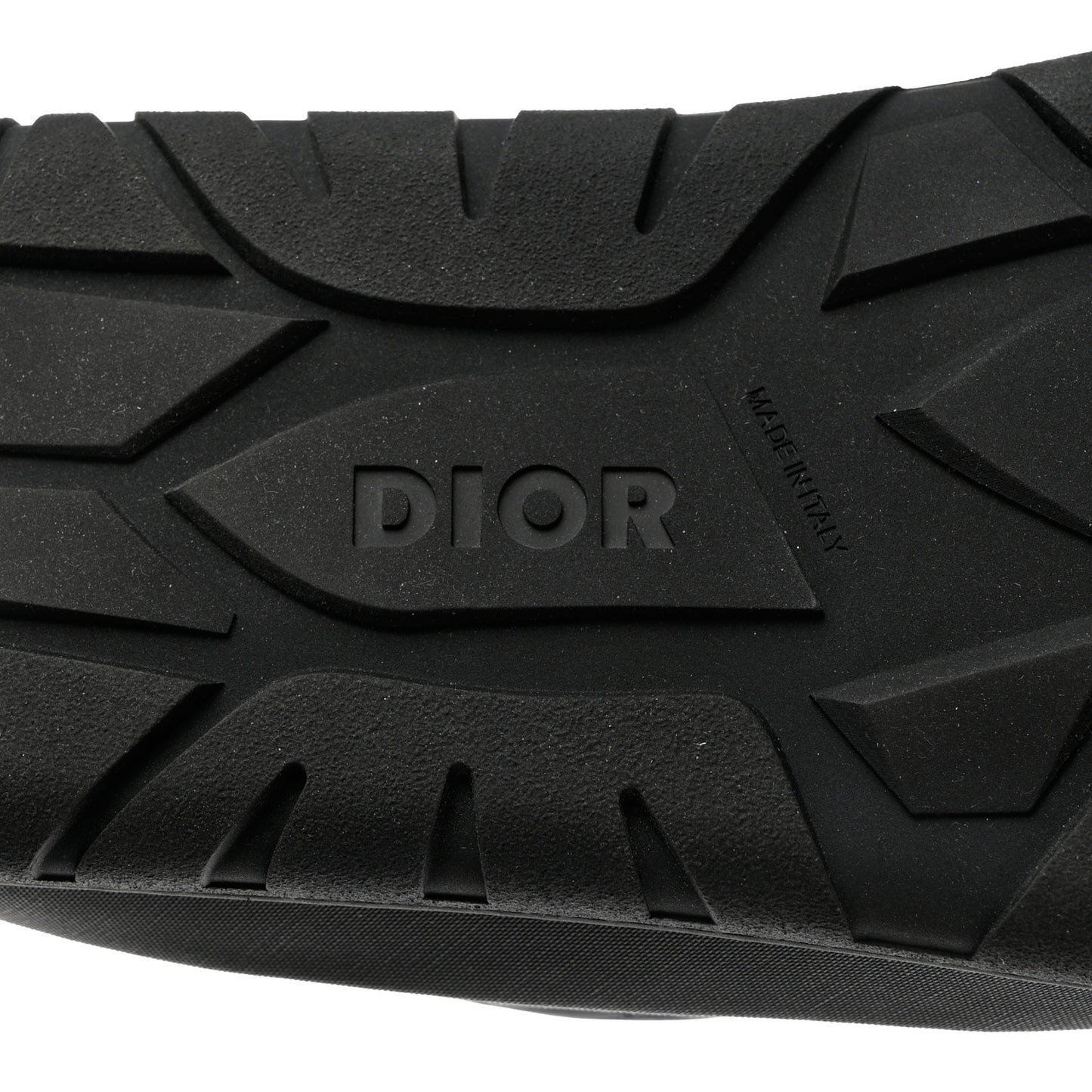 Nylon Oblique Mens Puffy Slippers 42 Black