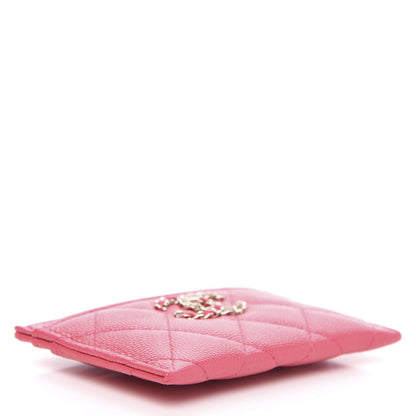 Chanel Caviar Quilted French New Wave Card Holder Rose 4 of 9