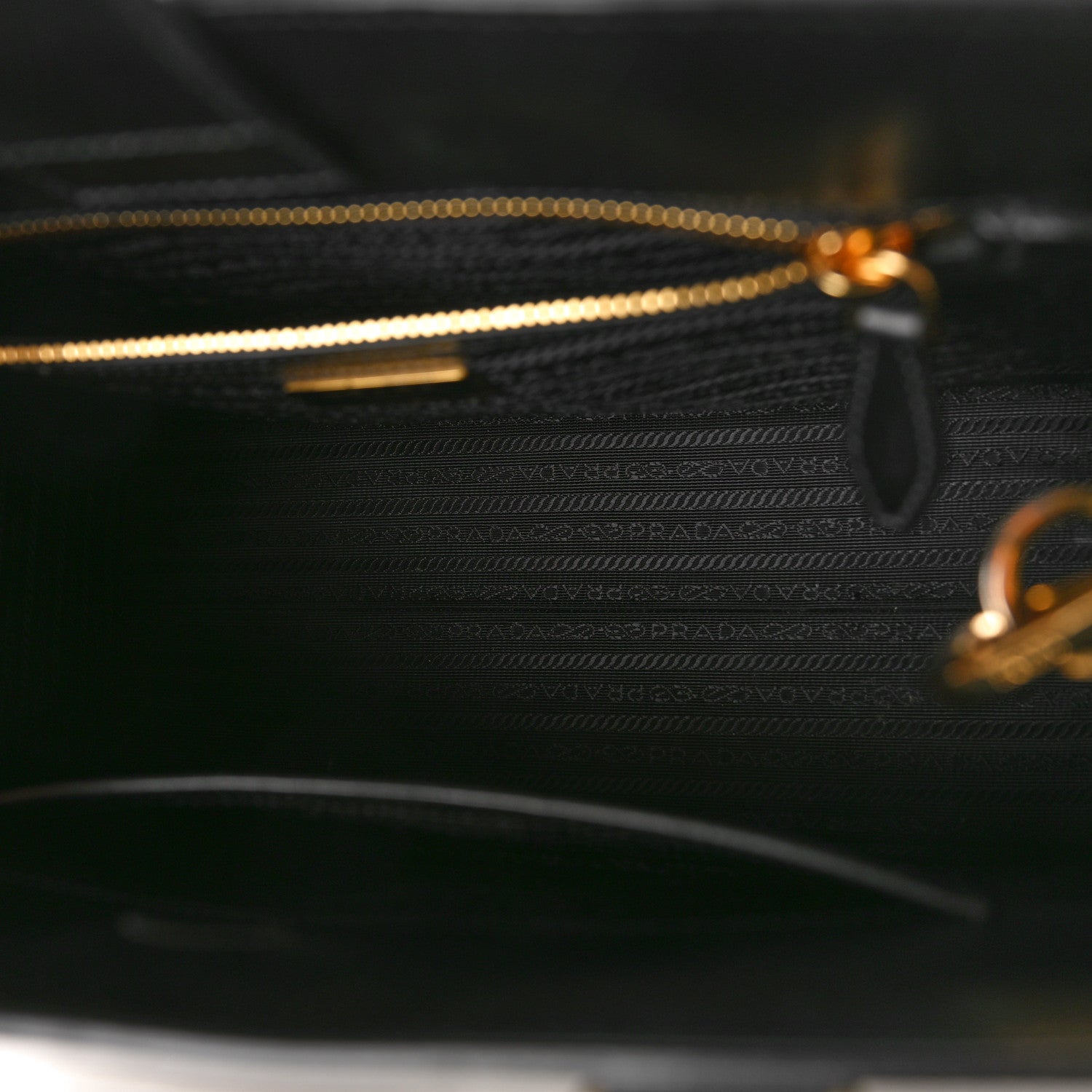 Prada Saffiano Soft Calfskin Large Tote Black 5 of 9