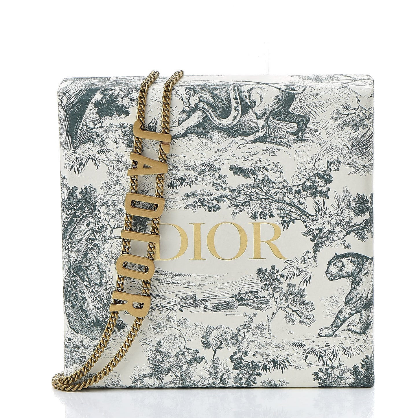 Metal J'Adior Choker Necklace Aged Gold
