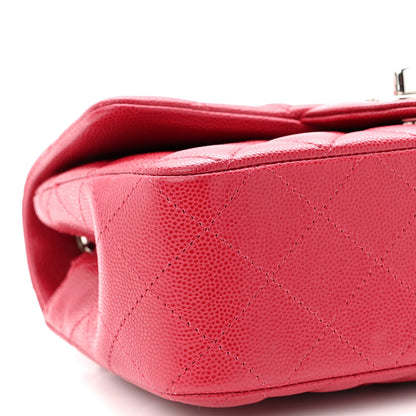 Chanel Caviar Quilted Mini Rectangular Flap Red 9 of 10