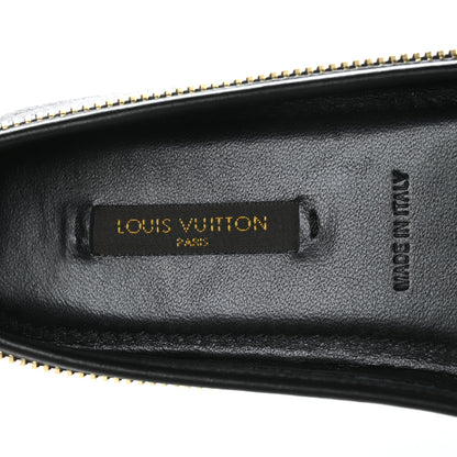 Louis Vuitton Calfskin Zip Oxford Ballerina Flats 36 Black 8 of 8