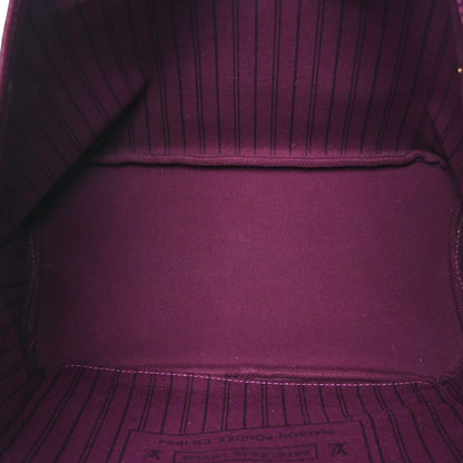 Louis Vuitton Monogram Totem Neverfull MM Magenta 6 of 10