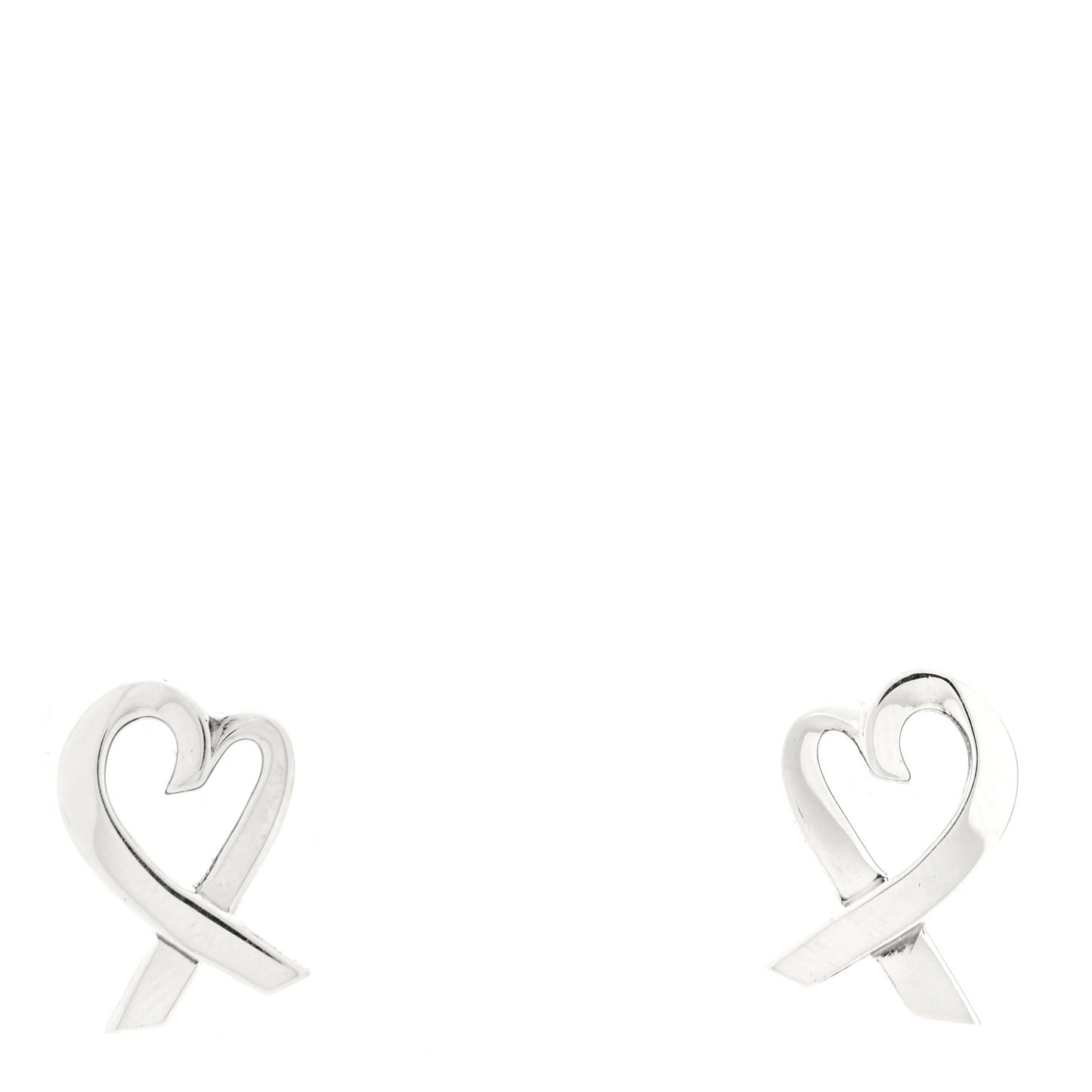 Sterling Silver Paloma Picasso Loving Heart Earrings