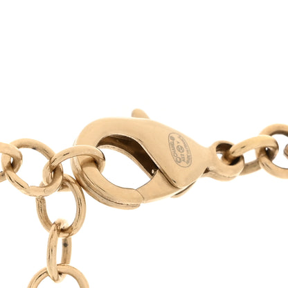 Chanel Pearl Crystal CC Heart Short Necklace Pearly White Gold 4 of 4