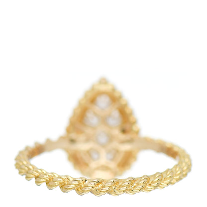 Boucheron 18K Yellow Gold Diamond Small Serpent Boheme Ring 52 6 4 of 6